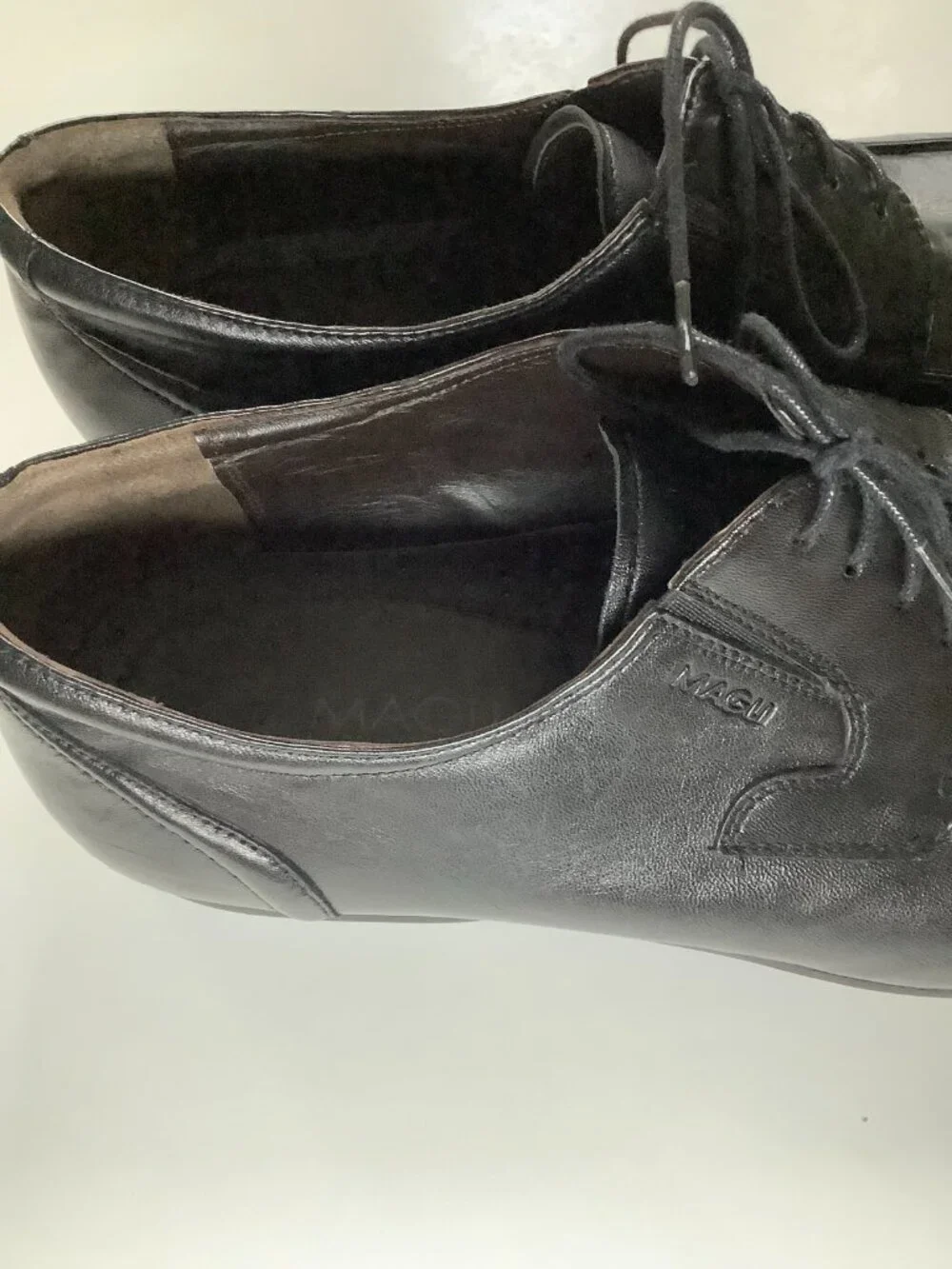 Magli by Bruno Magli Metallic Leather Oxford Lace-Up Shoes